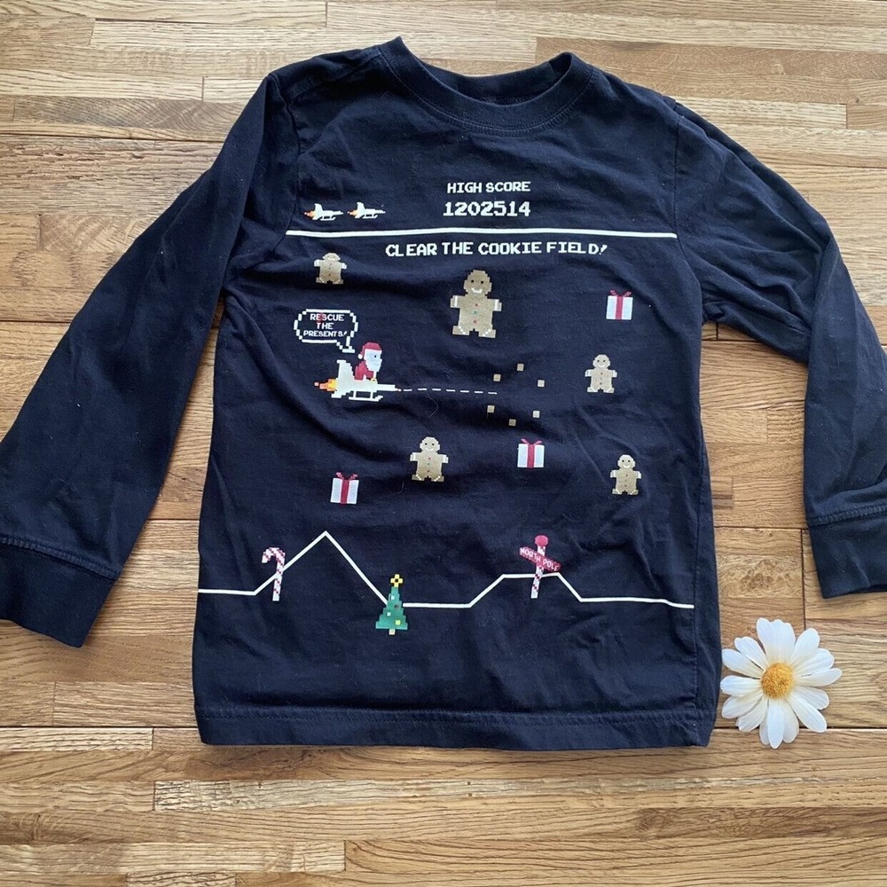 Gymboree Gamer Christmas Shirt Size 3t